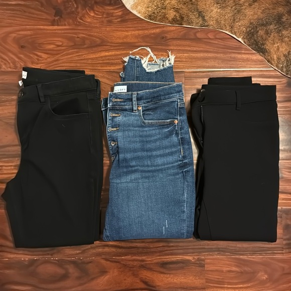 Loft Bundle Jeans Women Size 10P/30 - Picture 1 of 5